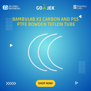 Original Bambulab PTFE Bowden Teflon Tube for X1 Carbon and P1S